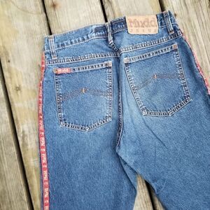 Mudd Vintage 90s y2k Spellout Flare Jeans 5‎